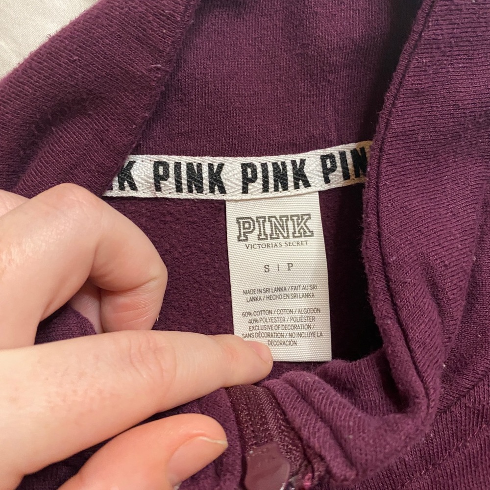 Victoria Secret Pink sequin pull over. - Picture 4 of 4